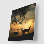 Deer in de voorste klok (Hoek)