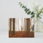 Deer in de vuist briefkaart (Staand voorkant)