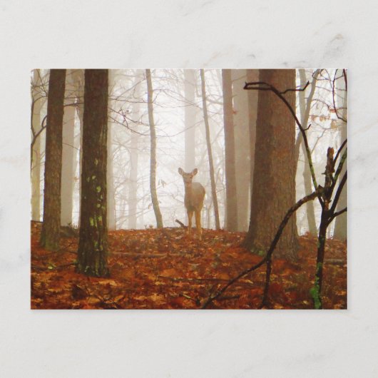 Deer in de vuist briefkaart (Voorkant)