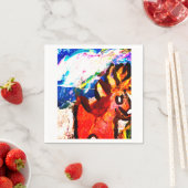 Deer in de winter servet (Insitu)