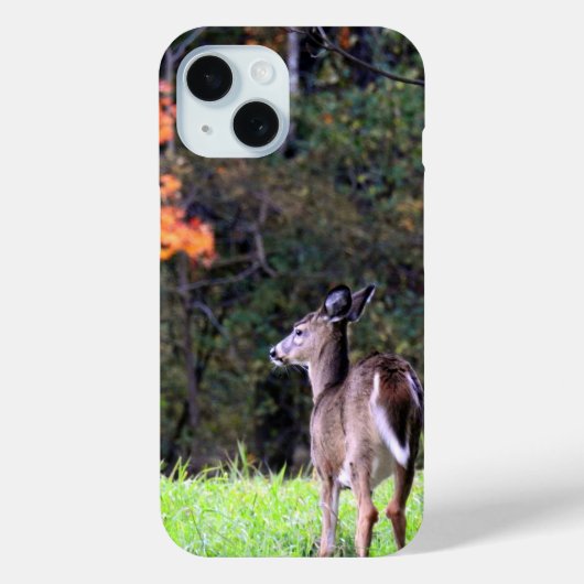Deer in een Gebied - Autumn dag Case-Mate iPhone Case (Achterkant)