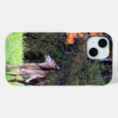Deer in een Gebied - Autumn dag Case-Mate iPhone Case (Achterkant (horizontaal))