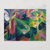 Deer in een klooster van Franz Marc Briefkaart (Voorkant)