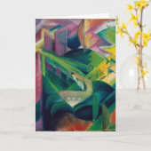 Deer in een klooster van Franz Marc Kaart (Gele Bloem)