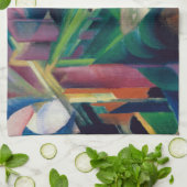 Deer in een klooster van Franz Marc Theedoek (Gevouwen)