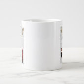 Deer in een rookjas grote koffiekop (Voorkant)