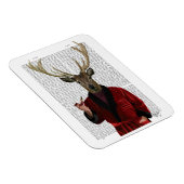 Deer in een rookjas magneet (Rechterzijde)