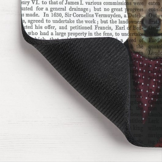 Deer in een rookjas muismat (Hoek)