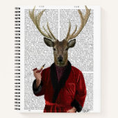 Deer in een rookjas notitieboek (Voorkant)