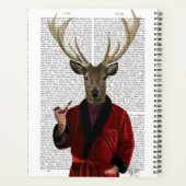 Deer in een rookjas planner (Achterkant)