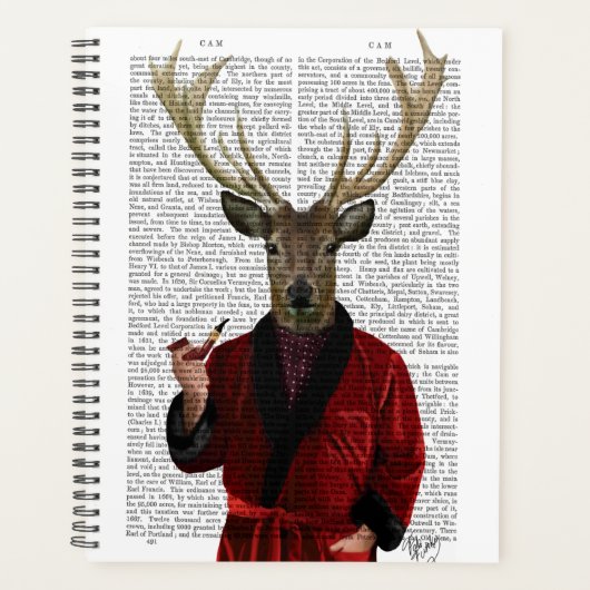Deer in een rookjas planner (Voorkant)