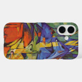 Deer in Forest II door Franz Marc,  kunst Case-Mate iPhone Case (Achterkant (horizontaal))