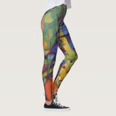 Deer in Forest II door Franz Marc, kunst Leggings (Rechts)