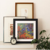 Deer in Forest II door Franz Marc, kunst Poster