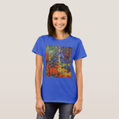Deer in Forest II door Franz Marc,  kunst T-shirt (Voorkant volledig)
