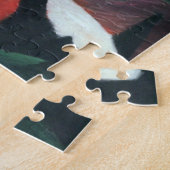 Deer in Forest II door Franz Marc; Reh im Walde Legpuzzel (Zijkant)