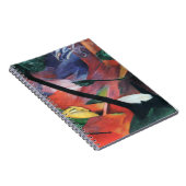 Deer in Forest II door Franz Marc; Reh im Walde Notitieboek (Rechterzijde)