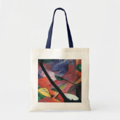 Deer in Forest II door Franz Marc; Reh im Walde Tote Bag (Voorkant)