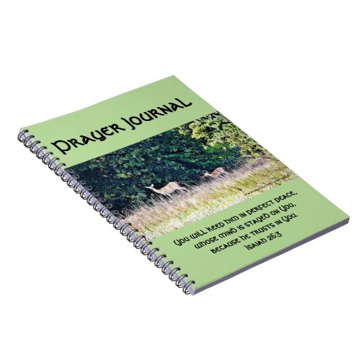 Deer in Forestland Prayer Journal Notitieboek (Rechterzijde)