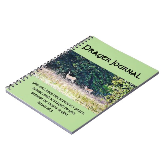 Deer in Forestland Prayer Journal Notitieboek (Linkerzijde)