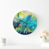 DEER IN GROEN WOODLAND GROTE KLOK (Huis)