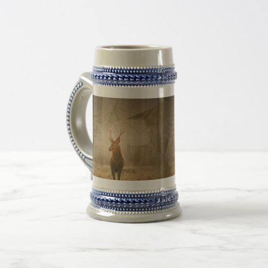 Deer in het bos bierpul (Voorkant links)