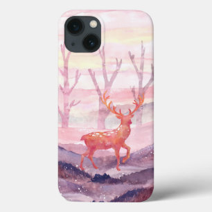 Deer in het bos iPhone 13 hoesje