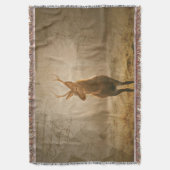 Deer in het bos deken (Voorkant Verticaal)