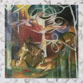 Deer in het bos door Franz Marc,  Kunst Legpuzzel