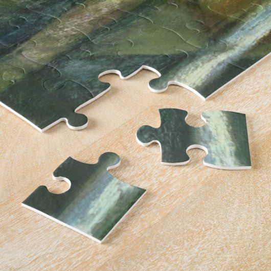 Deer in het bos door Franz Marc,  Kunst Legpuzzel (Zijkant)