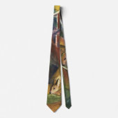 Deer in het bos door Franz Marc,  Kunst Stropdas (Voorkant)
