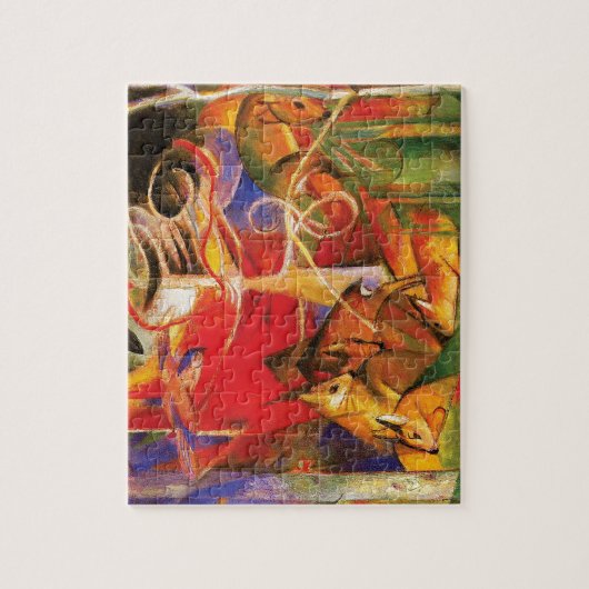 Deer in het bos door Franz Marc Legpuzzel (Verticaal)