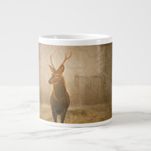 Deer in het bos grote koffiekop