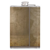 Deer in het bos heupfles (Achterkant)