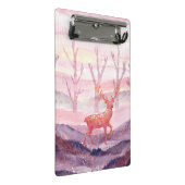 Deer in het bos mini klembord (Schuin)