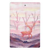 Deer in het bos mini klembord (Achterkant)