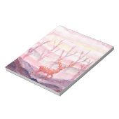 Deer in het bos notitieblok (Linkerzijde)