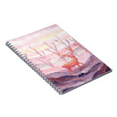 Deer in het bos notitieboek (Rechterzijde)