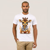 Deer in het bos t-shirt (Voorkant volledig)