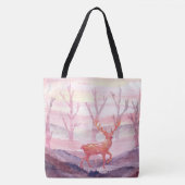Deer in het bos tote bag (Voorkant)