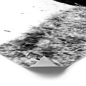 Deer in hitte poster (Hoek)