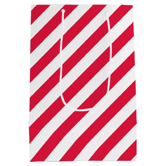 Deer in kerstmis medium cadeauzakje (Achterkant)