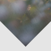 Deer in pink flowers close up tissuepapier (Detail)