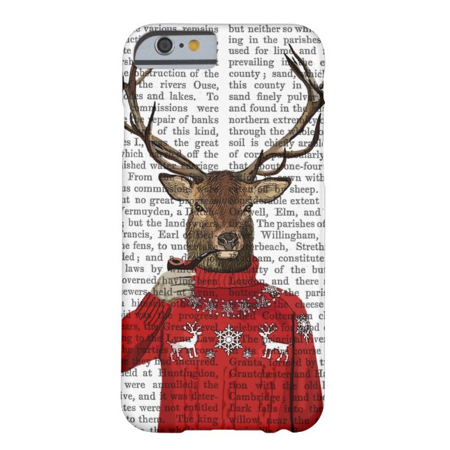 Deer in Ski Sweater 2 Case-Mate iPhone Case (Achterkant)