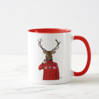 Deer in Ski Sweater 2