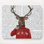 Deer in Ski Sweater 2 Muismat (Voorkant)