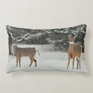Deer in Snow Pillow Kussen
