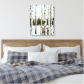 Deer in Snowfall Canvas Afdruk (Insitu (Slaapkamer))