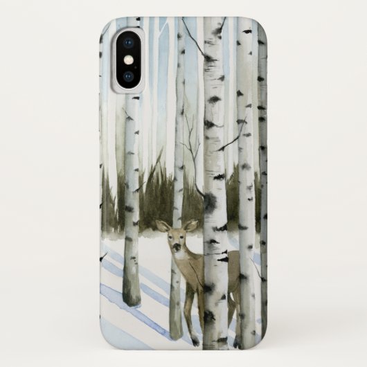 Deer in Snowfall Case-Mate iPhone Case (Achterkant)
