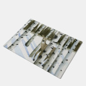 Deer in Snowfall Deurmat (Schuin)